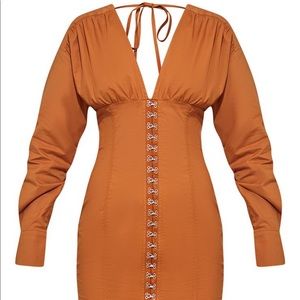 PLT Toffee Corset Detail Bodycon Dress